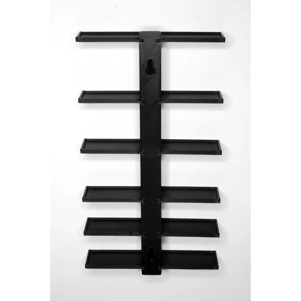 Wall Mounted Display Shelf for ULTA Mini Brands BLACK - 6 Shelves